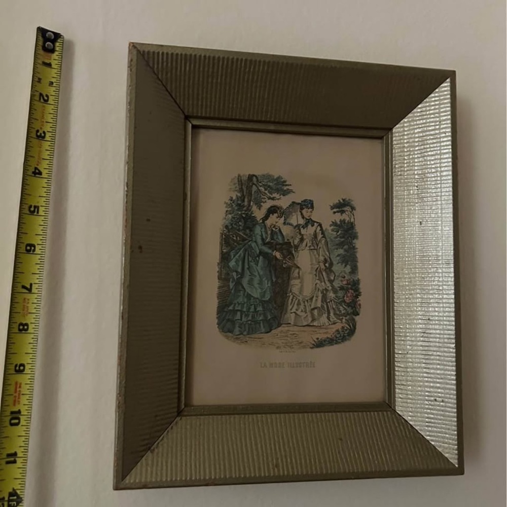 Chic Vintage "La Mode Illustrée" Parisian Fashion Print | Victorian Era Vibe